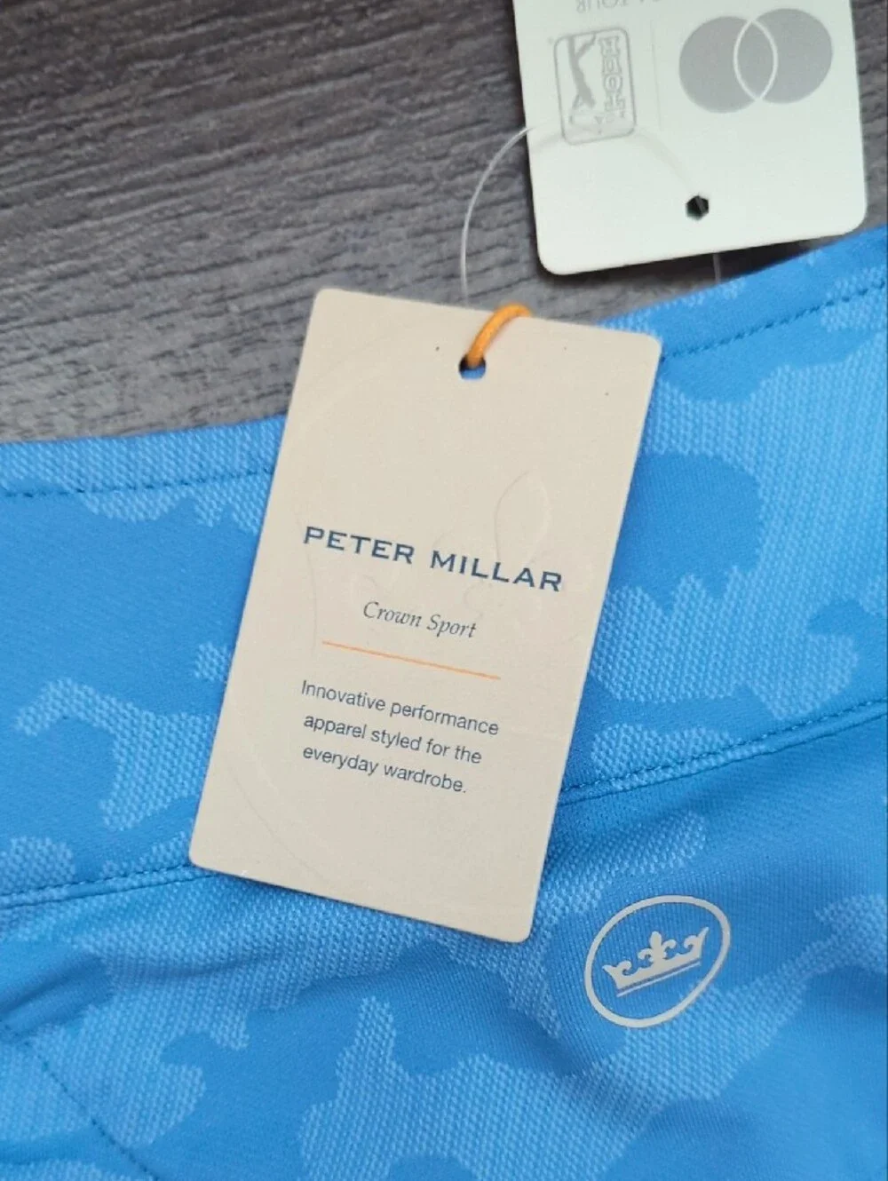 New - FedEx Cup Peter Millar Perth Camo Performance Quarter Zip (Medium)